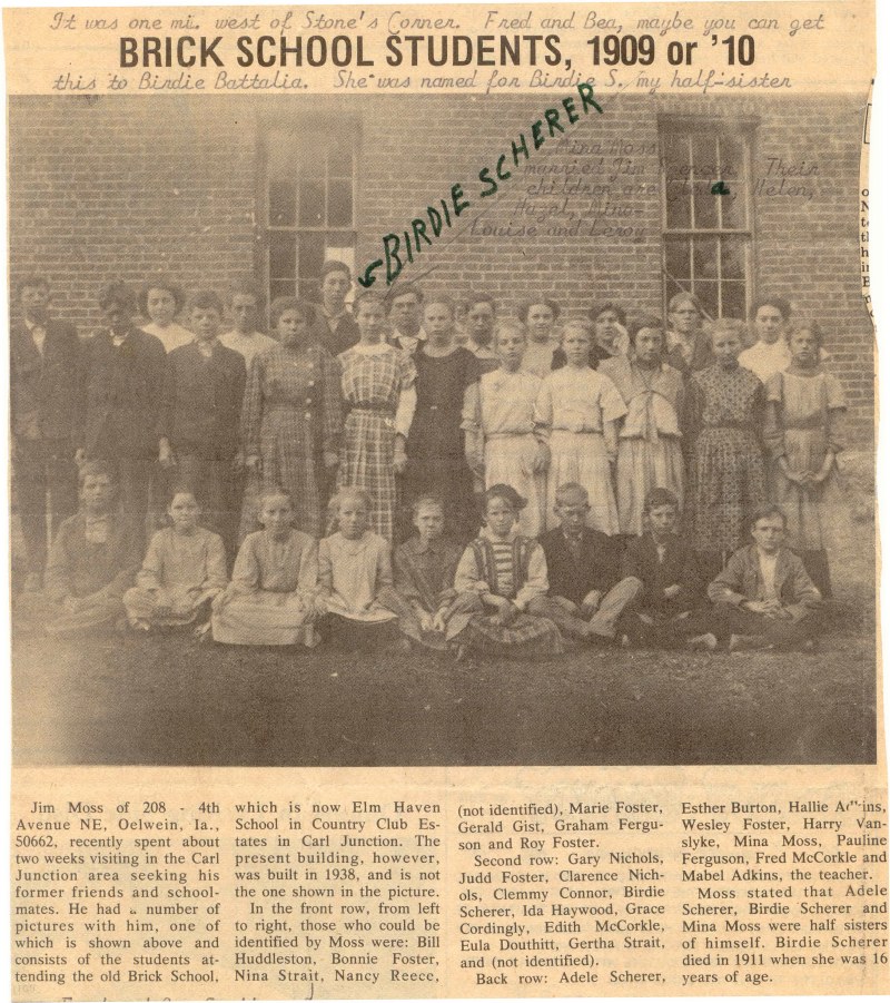 Brick School 1909 1910